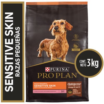 Pro Plan Sensitive Skin Salmón Razas Pequeñas 3 KG